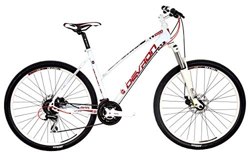 Mountainbike : Devron Riddle LH1, 9 29 Zoll 42 cm Frau 24G Scheibenbremse Weiß