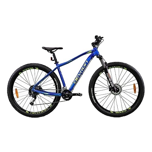 Mountainbike : Devron Riddle RM2.9 MTB - Leichtes Aluminium-Hardtail, Shimano 2x9, hydraulische Scheibenbremsen, 29" WTB Comp Räder (Blau, L)