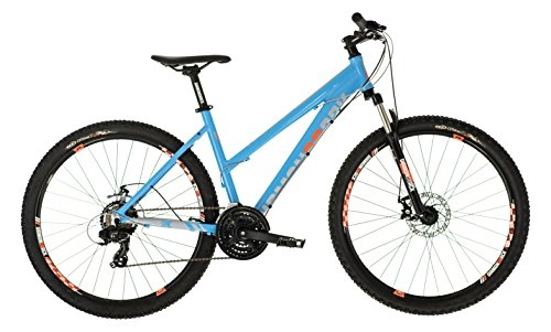Mountainbike : Diamondback Damen Sync Hardtail Sport mechanische Scheibenbremsen, 35, 6 cm, Blau
