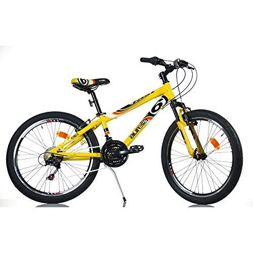 Mountainbike : Fahrrad Mountain Bike MTB Jungen 24 Fast Boy 1024bs Aurelia gelb