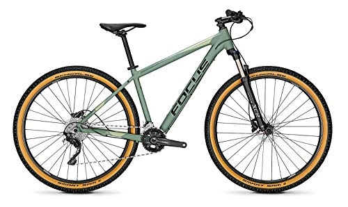 Mountainbike : Focus Whistler 3.8 29R Sport Mountain Bike 2020 (M / 44cm, Mineral Green)