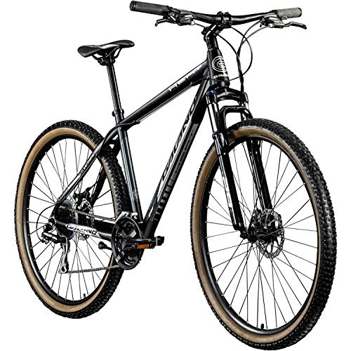 Mountainbike : Galano MTB Hardtail 29 Zoll Fahrrad Heat Mountainbike 24 Gänge Mountain Bike (grau / schwarz, 48 cm)