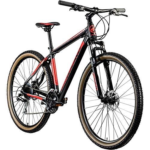 Mountainbike : Galano MTB Hardtail 29 Zoll Fahrrad Heat Mountainbike 24 Gänge Mountain Bike (schwarz / rot, 48 cm)