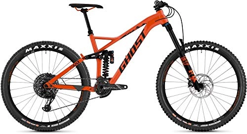 Mountainbike : Ghost Framr 6.7 AL U 27.5R Fullsuspension Mountain Bike 2019 (L / 46cm, Monarch Orange / Night Black)