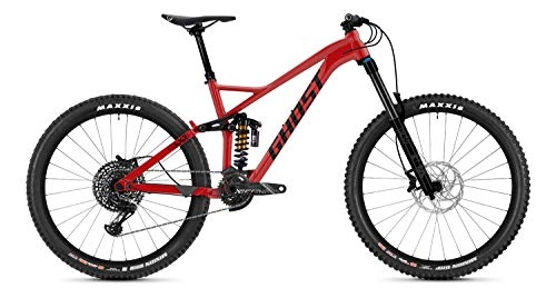 Mountainbike : Ghost Framr 8.7 AL U 27.5R Fullsuspension Mountain Bike 2020 (L / 46cm, Riot Red / Jet Black)
