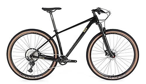 Mountainbike : ICe MT10 Mountainbike, Rahmen aus Carbonfaser, Sram SX-Gruppe, Farbe: Schwarz (48, 1 cm L)