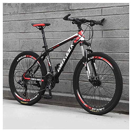 Mountainbike : JF-Xuan-Fahrrad Outdoor-Sport 26" Vorderradfederung mit variabler Geschwindigkeit HighCarbon Stahl Mountain Bike geeignet for Jugendliche ab 16 Jahre 3 Farben, Schwarz