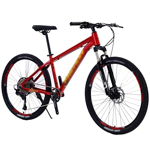 Mountainbike : KDHX Mountainbike Für Erwachsene 27, 5-Zoll-Laufräder Volle Shimano 11-Gang-Schaltung Aluminium-Legierung Rahmen Mechanische Scheibenbremsen Für Outdoor-Sportarten (Color : red)