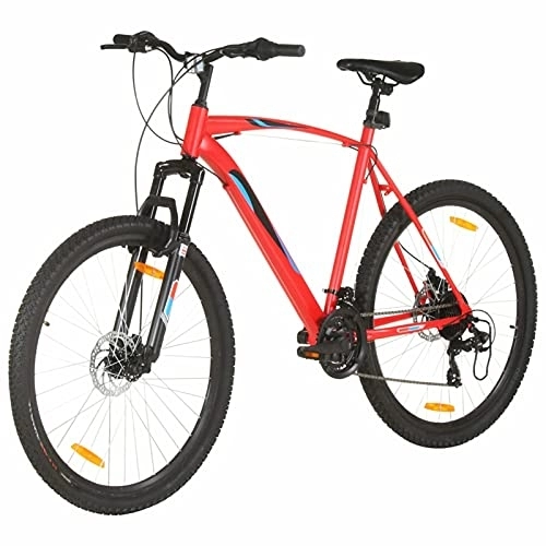Mountainbike : Ksodgun Mountainbike 29 Zoll Räder 21-Gang-Antriebsstrang, Rahmenhöhe 53 cm, rot