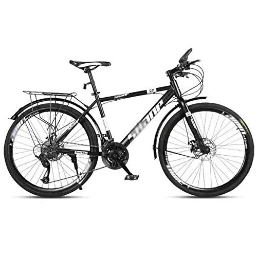 Mountainbike : LILIS Mountainbike Mountainbike Erwachsene MTB Fahrrad-Straßen-Fahrräder Einstellbare Geschwindigkeit for Männer und Frauen 26in Räder Doppelscheibenbremse (Color : Black, Size : 30 Speed)