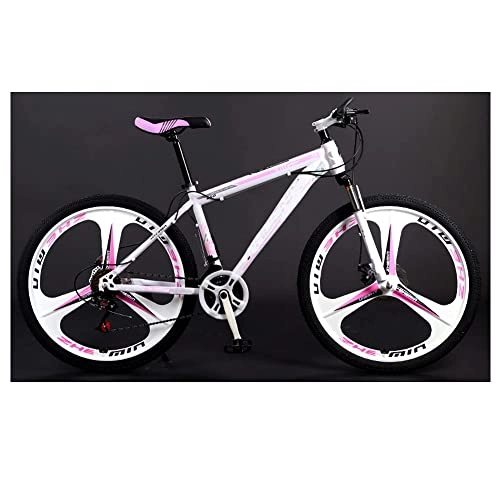 Mountainbike : LZZB Faltrad für Erwachsene, Leichte Mountainbikes Fahrräder Starker Aluminiumrahmen mit Scheibenbremse, 24 26 27, 5 Zoll, C, 26 Zoll