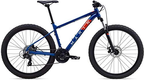 Mountainbike : Marin Bolinas Ridge 1 27.5" Gloss Blue / Off-White / roarange Rahmenhöhe XS | 33cm 2021 MTB Hardtail