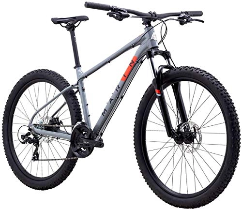 Mountainbike : Marin Bolinas Ridge 1 27.5" Gloss Grey / Black / roarange Rahmenhhe S | 38, 1cm 2020 MTB Hardtail