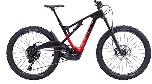 Mountainbike : Marin Mount Vision 8 S Gloss Carbon / red fade / Charcoal Decals Rahmenhöhe L | 46, 5cm 2021 MTB Fully