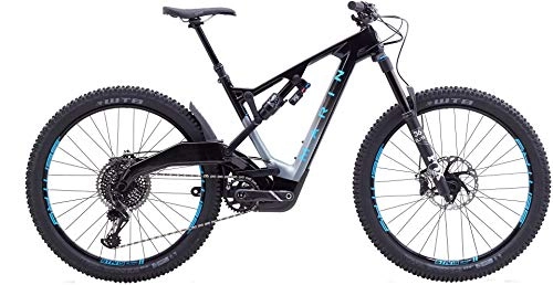 Mountainbike : Marin Mount Vision 9 S Gloss Carbon / Charcoal fade / Cyan Decals Rahmenhöhe L | 46, 5cm 2021 MTB Fully