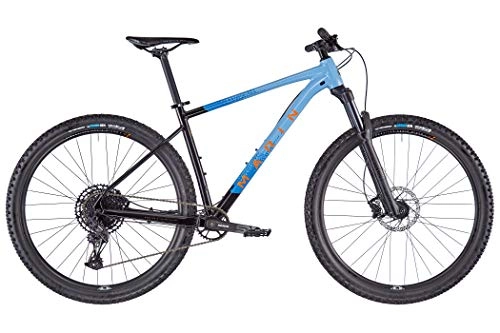 Mountainbike : Marin Nail Trail 6 29" Gloss Black / Bright Blue / Cyan / Black Rahmenhhe M | 43, 1cm 2020 MTB Hardtail