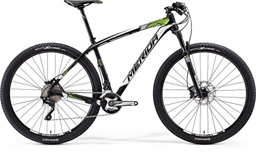 Mountainbike : Merida Big.Nine 6000 carbon / weiß / team-grün Rahmengröße 44, 5 cm 2015 MTB Hardtail