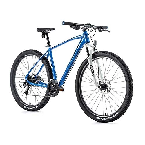 Mountainbike : Mountainbike 29 Leader Fox esent 2021 Blau 7V Rahmen 18 Zoll (Größe Erwachsene 170 bis 178 cm)