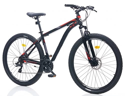 Mountainbike : Mountainbike X-7 Hardtail Shimano Schaltung Fahrrad MTB Trekkingrad Fitness Bike MTB Gabelfederung Scheibenbremsen (29 Zoll Reifen)