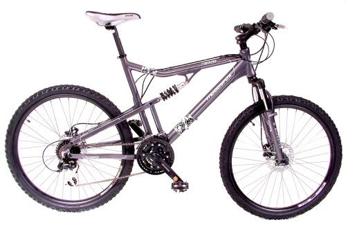 Mountainbike : Muddyfox Medusa 66 cm Rad Dual Radaufhängung Legierung Rahmen Mountain Bike grau 20" Frame