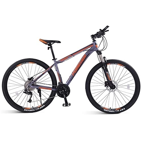 Mountainbike : QCLU Erwachsene Mountain Bikes, 33 Geschwindigkeit Rigid Mountainbike mit Doppelscheibenbremse Aluminium- Rahmen mit Federgabel Rennrad for Männer, 26 / 29inch (Color : Purple, Größe : 26 inch)