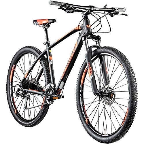 Mountainbike : Whistle Mountainbike 29 Zoll MTB Hardtail Patwin 2053 2020 Fahrrad Mountain Bike (schwarz / Neonorange, 48 cm)