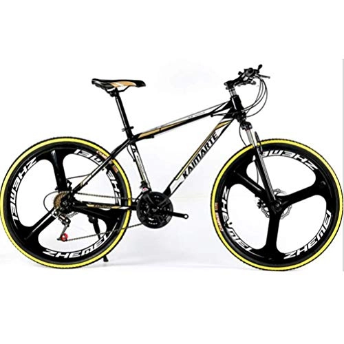 Mountainbike : WJSW Unisex Mountainbike 26 Zoll City Rennrad 24 Gang Rahmen aus Kohlenstoffstahl (Farbe: A)
