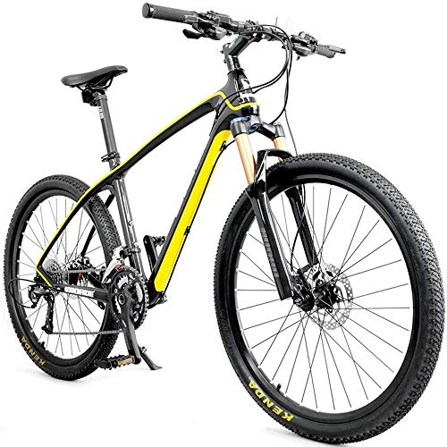 Mountainbike : XIXIA X Carbon Mountainbike Fahrrad Ultraleicht Druckdämpfung Öl Scheibenbremsen Off-Road Mountainbike 26 Zoll 27 Geschwindigkeit