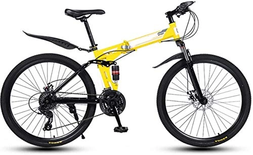 Zusammenklappbare Mountainbike : Adult-bcycles BMX 26 Zoll Folding Mountain Bikes, 30 Frsrder High Carbon Stahlrahmen mit Variabler Geschwindigkeit Doppelstodmpfung, All Terrain Adult Schnellfahrrad