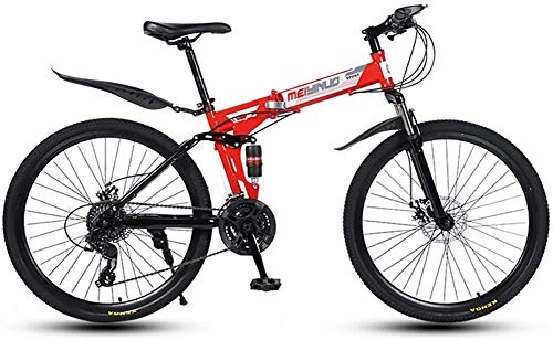 Zusammenklappbare Mountainbike : Drohneks 26-Zoll-Faltrad Mountainbike-Fahrräder aus kohlenstoffhaltigem Stahl 21 / 24 / 27 Speed ​​Disc Brakes Man / Ms MTB Bikes