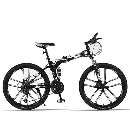 Zusammenklappbare Mountainbike : Unisex-Fahrräder 26 '27-Gang Klapp Mountain Trail Fahrrad Compact Bike Antrieb für Erwachsene YouthBoys und Mädchen
