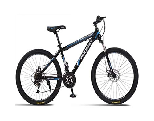 Zusammenklappbare Mountainbike : ZYHZP Fahrrad-Folding Fahrrad Mountainbike (Color : Black Blue, Size : 27.5 inches)
