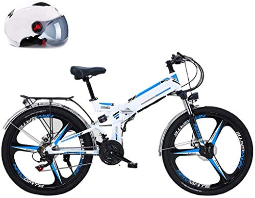 Zusammenklappbares elektrisches Mountainbike : Elektrofahrrad, Elektrische Fahrrad Elektrische Mountainbike 300W Ebike 26 '' Elektrisches Fahrrad, 25km / h Erwachsene Ebike mit abnehmbarer 10AH-Batterie, professionell 21 Geschwindigkeitsräume, sch