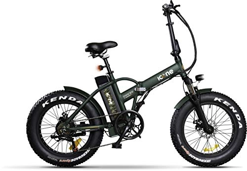 Zusammenklappbares elektrisches Mountainbike : ICON.E Electric Bike Folding Marines 250W grn