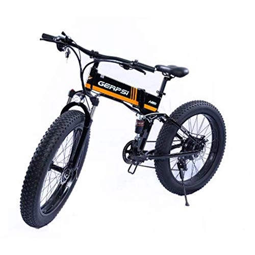 Zusammenklappbares elektrisches Mountainbike : LZMXMYS Elektrisches Fahrrad, 26 '' Electric Mountain Bike 36V 350W 10Ah Removable groe Kapazitts-Lithium-Ionen-Akku Dual Disc Brakes Tragfhigkeit 100 kg