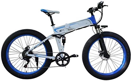 Zusammenklappbares elektrisches Mountainbike : RVTYR 26-Zoll-2020 beliebtestenes Elektro-Fahrrad Fett Reifen 48v elektrisches Fahrrad faltbar Fett Reifen Elektro-Fahrrad e Bike Mountainbike (Color : 36V10AH350W)