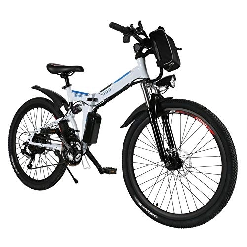 Zusammenklappbares elektrisches Mountainbike : Speedrid Elektrofahrrad E Bike 20 / 26 / 27.5 Zoll Reifen Elektrisches Fahrrad mit 36V 8Ah / 12.5Ah Lithium-Batterie, 250W Stabile höhe Geschwindigkeit Motor und Professionell Gangs