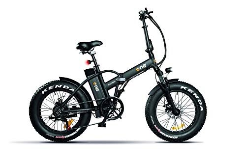 Zusammenklappbares elektrisches Mountainbike : THE ONE Fat Bike Elektrofahrrad, Unisex, Erwachsene, Schwarz, keine Größe