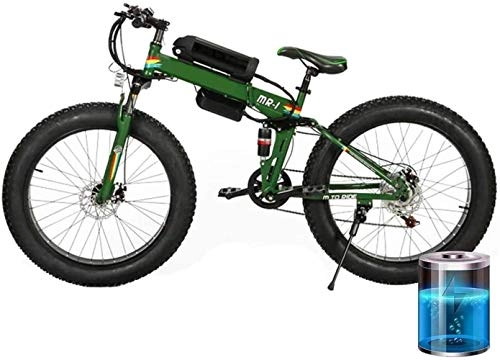 Zusammenklappbares elektrisches Mountainbike : WANGCAI Elektro-Elektro-Mountainbike for Erwachsene Magnesiumlegierung Ebikes Fahrräder All Terrain, 26" 36V 350W 13Ah austauschbaren Lithium-Ionen-Akku for Herren