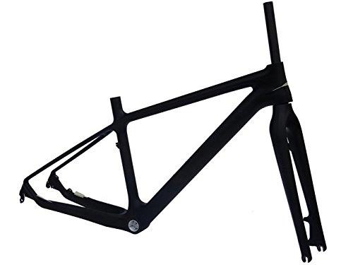Cornici per Mountain Bike : Carbon Matt MTB mountain bike Frame (for BB30) 48, 3 cm + forchetta