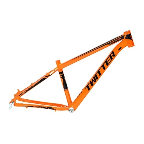 Cornici per Mountain Bike : DFNBVDRR 27.5ER Telaio per Mountain Bike da Pista Lega di Alluminio Freno A Disco Telaio MTB XC Sgancio Rapido 135 Mm Cuffia Dritta BB68 (Color : Orange, Size : 19x27.5in)