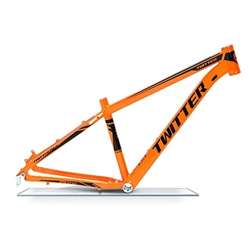 Cornici per Mountain Bike : DFNBVDRR Telaio MTB 29er Telaio per Mountain Bike 15'' / 17'' / 19'' Lega di Alluminio Telaio della Bicicletta Sgancio Rapido 135 Mm BB68mm Instradamento Interno (Color : Orange, Size : 19x29in)
