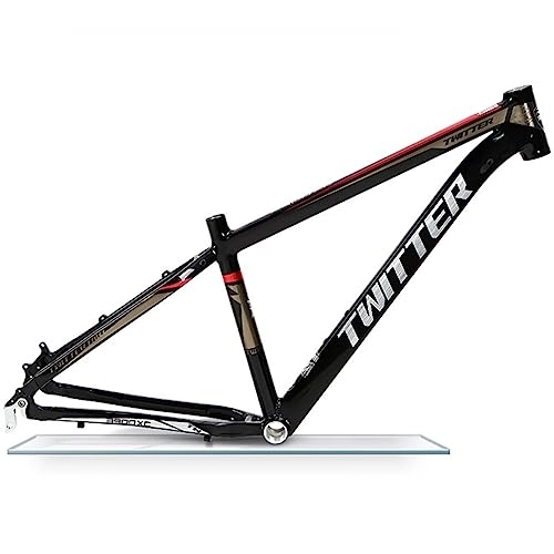Cornici per Mountain Bike : DHNCBGFZ Telaio MTB 27.5 / 29er Telaio for Mountain Bike Lega di Alluminio Hardtail 15'' / 17'' / 19'' QR 135mm ASSE A Sgancio Rapido Instradamento Interno XC (Color : Black Red, Size : 29x15'')