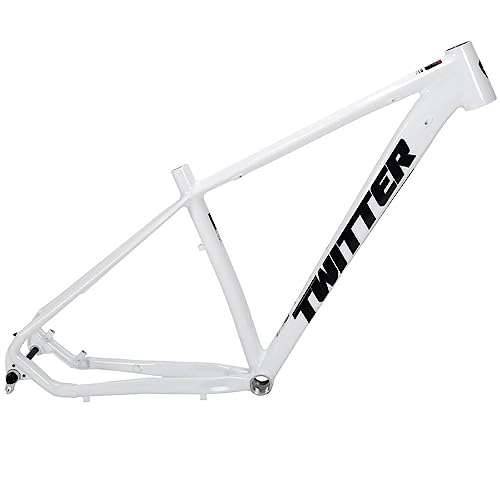 Cornici per Mountain Bike : DHNCBGFZ Telaio MTB 27.5 / 29er Telaio per Mountain Bike Hardtail in Lega di Alluminio 15'' / 17'' / 19'' per Perno Passante 148x12mm Routing Interno (Color : White, Size : 27.5x15'')