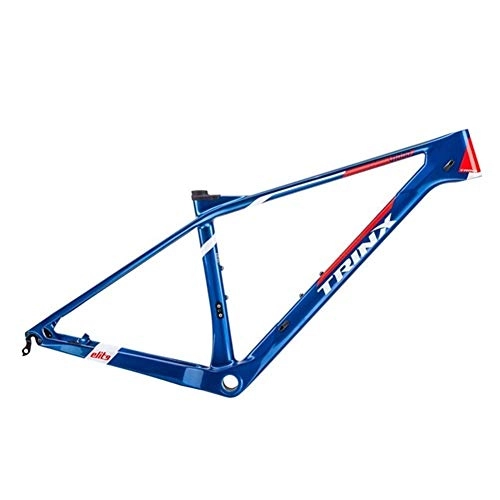 Cornici per Mountain Bike : HNXCBH Frameset Carbon Bike Carbon Frame MTB 27, 5 27.5+ Carbonio Mountain Bike Telaio Telaio in Carbonio della Bicicletta (Color : Glossy Blue, Size : 27.5 Plus x 17 inch)