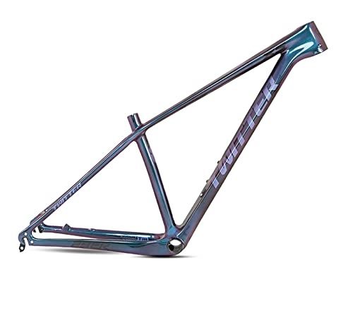 Cornici per Mountain Bike : Leodun 2022 27.5 / 29Er Full Color in Fibra di Carbonio Mountain Bike Telaio BB92 in Carbonio MTB della Bicicletta Telaio 5Mm * 135Mm Versione A Sgancio Rapido, 27.5", 15