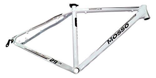 Cornici per Mountain Bike : Mosso MTB 2902 Odyssey, Telaio Unisex Adulto, Bianco / Nero, 19