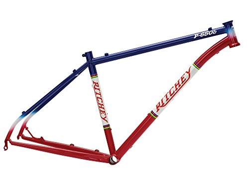 Cornici per Mountain Bike : Ritchey p-650b – Quadro di MTB, Uomo, 97-365-617, Rosso / Bianco / Blu, 17