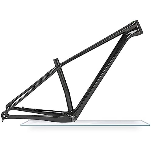 Cornici per Mountain Bike : Telaio MTB Full Carbon 27.5er 29er 142x12mm Thru Axle Mountain Bike Frame 15.5'' / 17'' / 19'' Hardtail Bicycle Disc Brake BB92 Movimento Centrale Routing Interno (Color : 29''Glossy, Size : 19'')