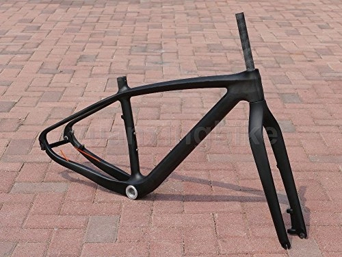 Cornici per Mountain Bike : Toray 219 #carbonio MTB Frameset in carbonio 3 k, Mountain Bike, da telaio MTB-Guarnitura BB30 39, 37 (15, 5 cm